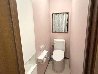 トイレリフォーム 埋込収納で空間すっきり！使いやすくなったレストルーム